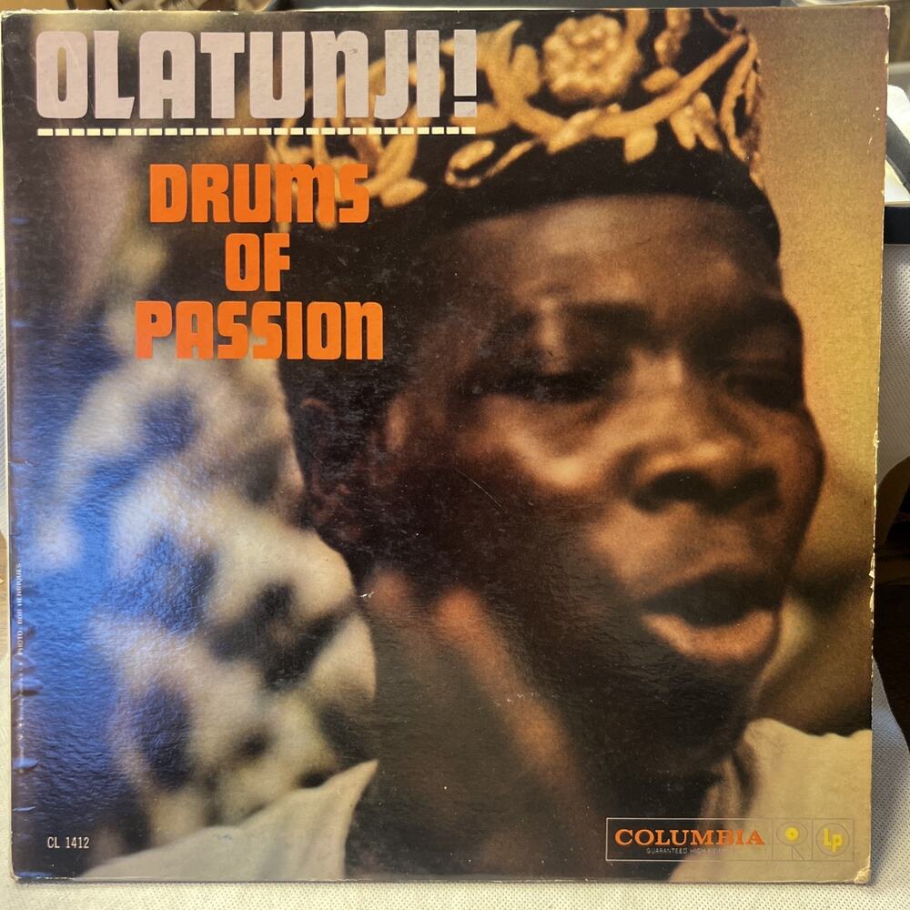 Olatunji! Drums Of Passion Vinyl, LP Mono ULTRASONIC CLEAN Two Eye CL1412